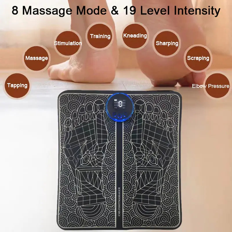 Portable EMS Foot Massager for Relaxation