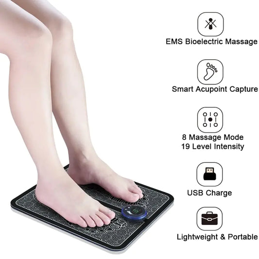 Portable EMS Foot Massager for Relaxation